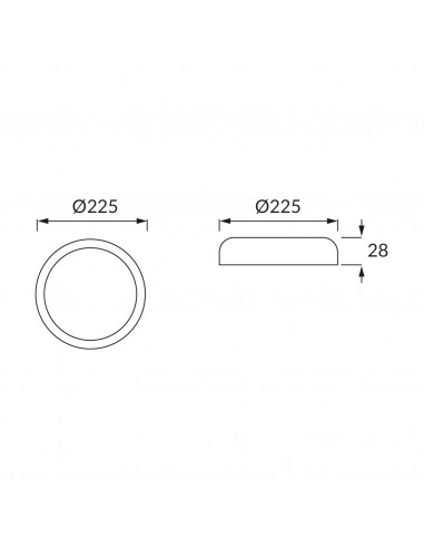 NASTIA LED C 18W WHITE CCT