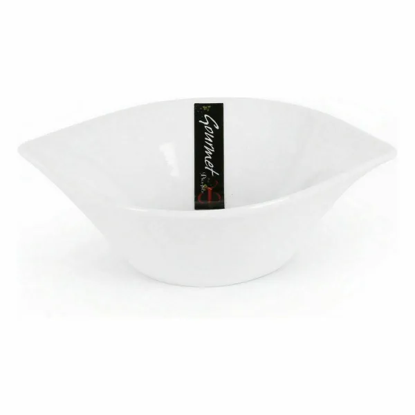 Uzkodu Bļoda Pica-pica gourmet Balts 15 x 11,5 x 4,2 cm (24 gb.)