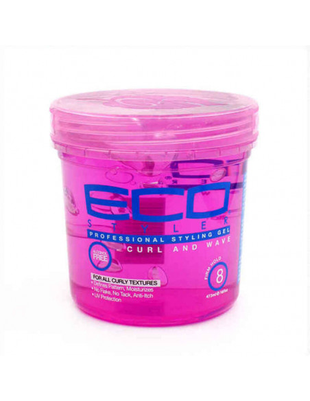 Styling Gel Eco Styler Curl & Wave Pink Curly Hair 946 ml