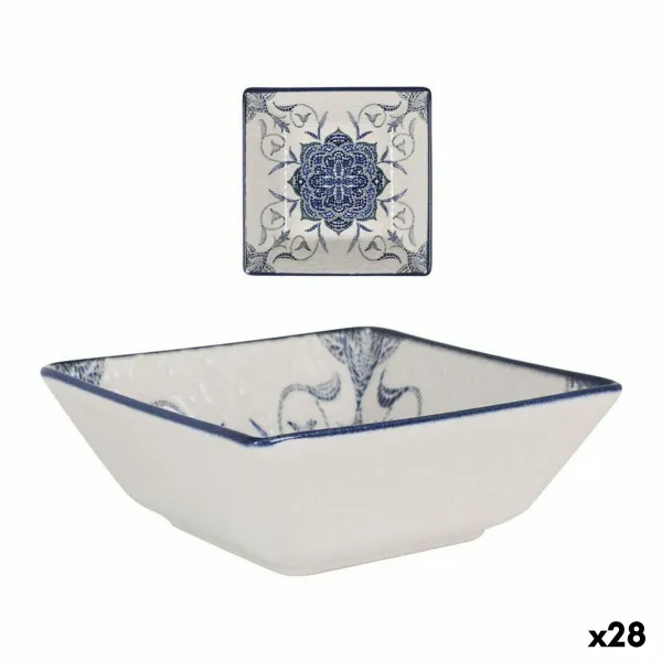 Užkandžių indai La Mediterránea Rosetta Porcelianas 13 x 13 x 5 cm (28 vnt.)