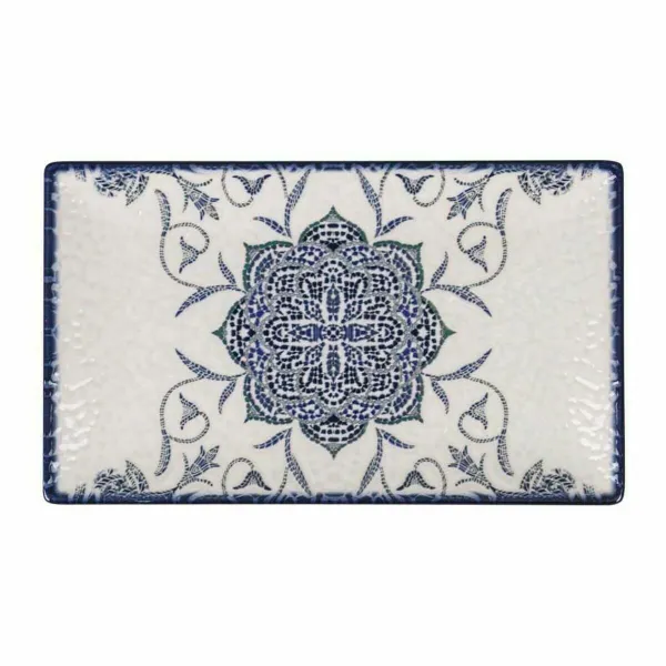 Vuoka La Mediterránea Rosetta Posliini Suorakulmainen 25,3 x 15 x 1,8 cm (18 osaa)