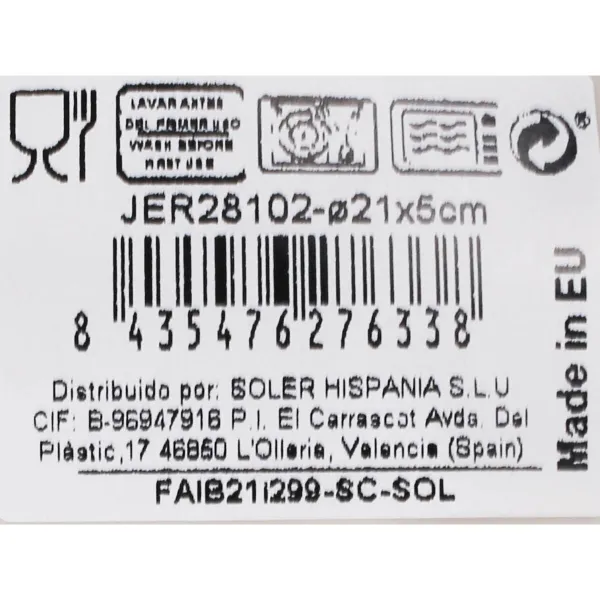 Глубокое блюдо La Mediterránea Iberica Jerica (12 штук)