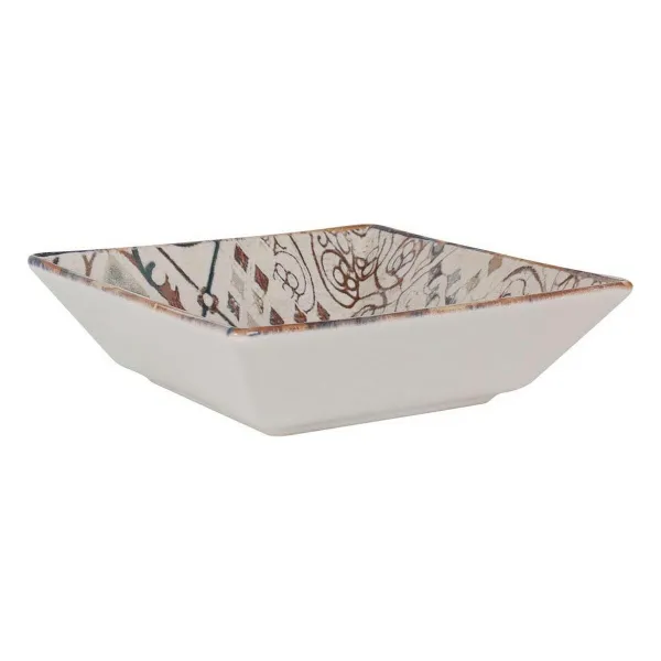 Salātu Trauks La Mediterránea Grecia Porcelāns 18 x 18 x 5 cm (24 gb.)