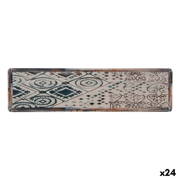 Поднос La Mediterránea Grecia Фарфор Прямоугольный 30 x 8 x 2 cm (24 штук)
