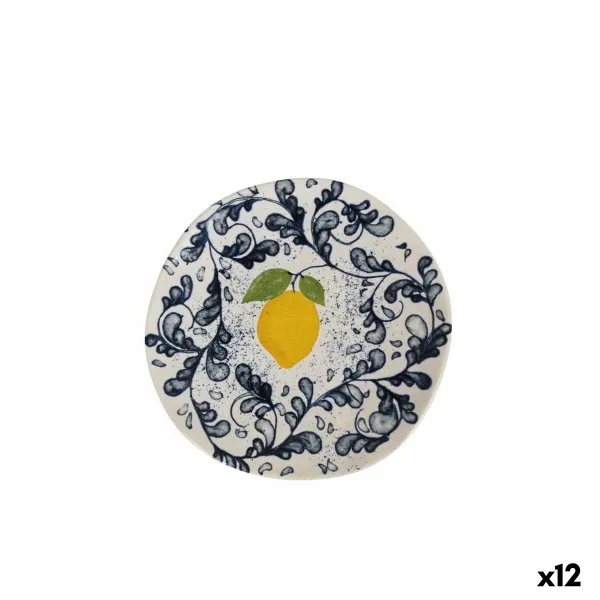 Jälkiruokalautanen La Mediterránea Iberica Limoi 20 x 20 x 2 cm (12 osaa)