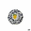 Desertinė lėkštė La Mediterránea Iberica Limoi 20 x 20 x 2 cm (12 vnt.)