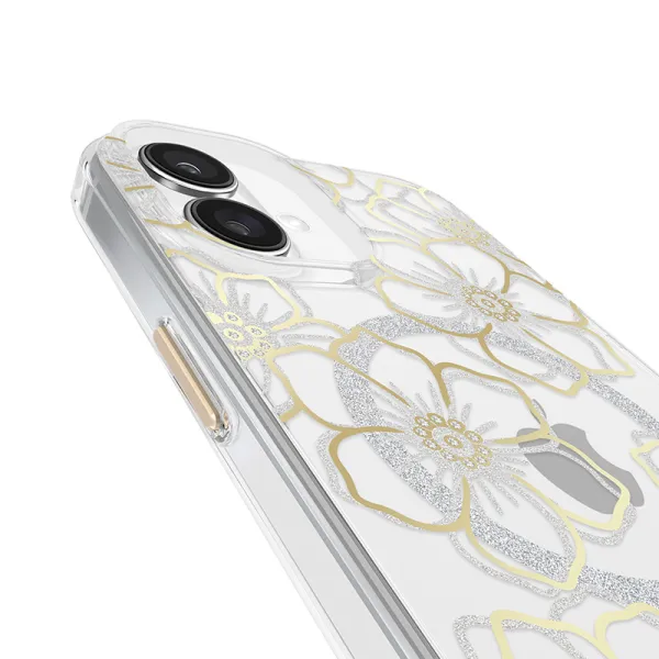 Case-Mate Floral Gems MagSafe - Case for iPhone 16 Plus (Gold)