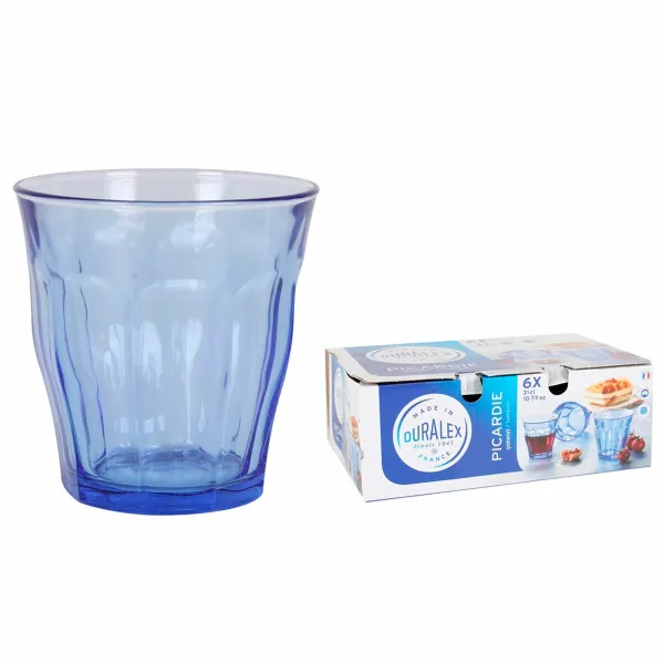 Stiklinių rinkinys Duralex Picardie Tamsiai mėlyna 6 Dalys 310 ml (8 vnt.)