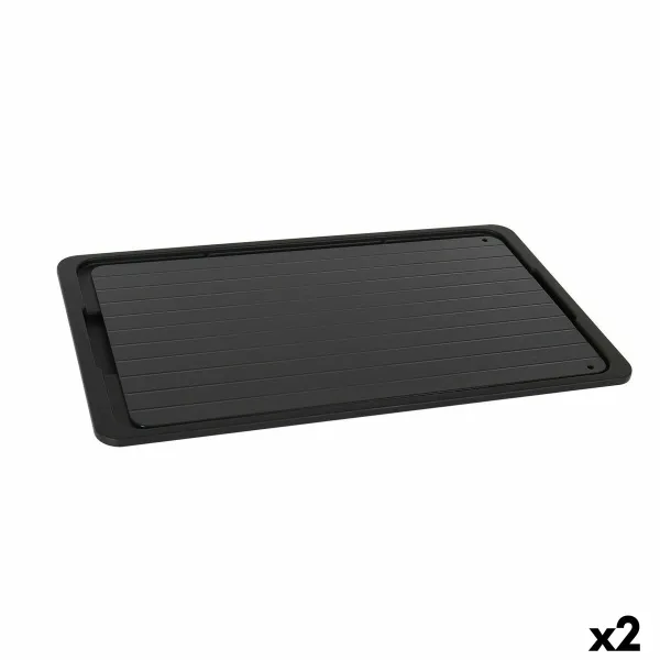 Quick Atšildymo plokštė Percutti   Juoda 39 x 23 cm Atitirpinimo funkcija (2 vnt.)