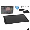Лоток для Быстрого Размораживания Продуктов Percutti   Чёрный 39 x 23 cm Функция размораживания (2 штук)