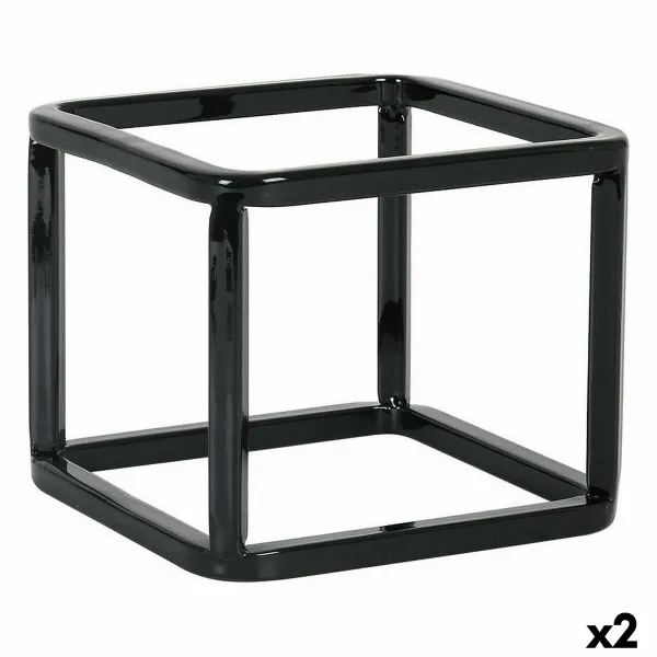 Virtuves Piederumu Statīvs Inde Metāls 12 x 12 x 10 cm Daudzfunkcionāls grozs (2 gb.)