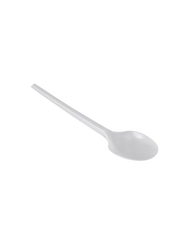 Set of Spoons Algon White Reusable 12,5 cm 100 Units