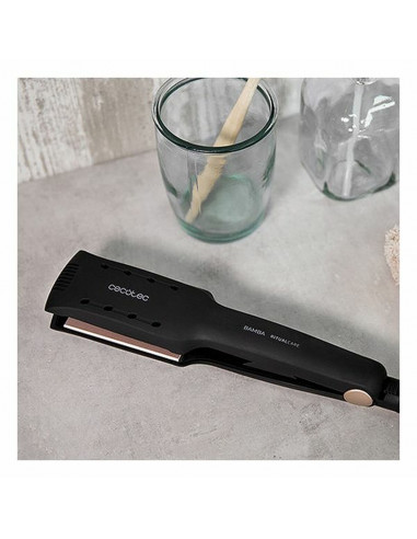 Hair Straightener Cecotec Bamba RitualCare 900 Wet&Dry Max 55W Black 55 W