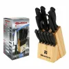Nažu Komplekts ar Koka Pamatni Quttin 47718 (14 pcs) 14 Daļas (2 gb.)