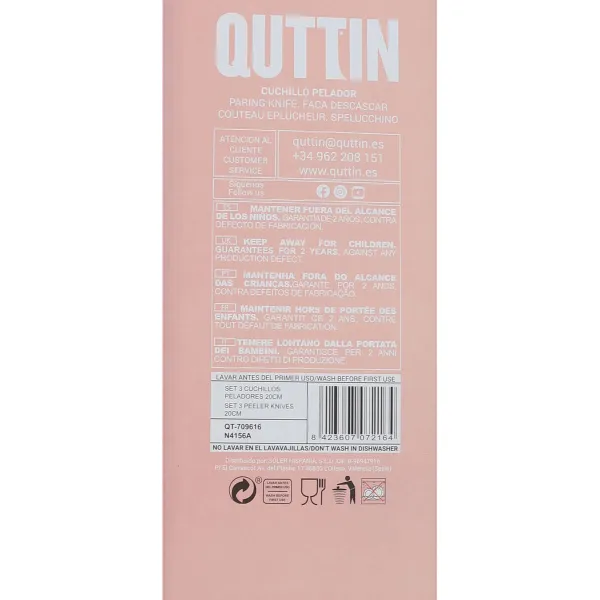 Nažu komplekts Quttin Samba 3 Daudzums 19,5 x 2 x 1 cm (12 gb.)