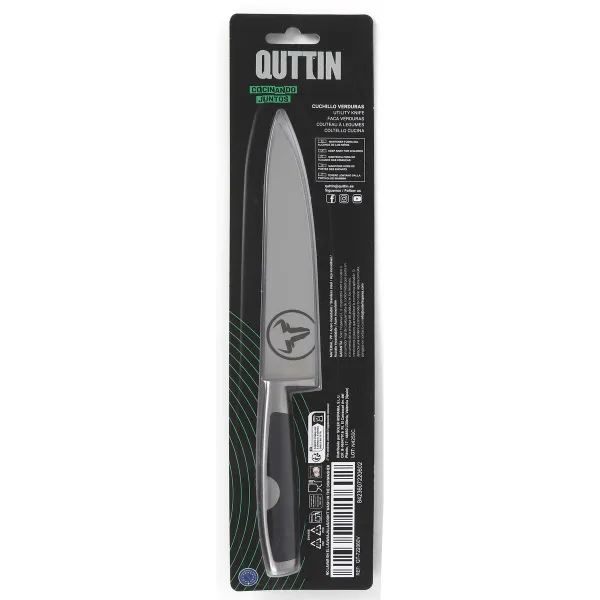 Knife Set Quttin Moare (15 cm) 2,5 mm (6 Units)