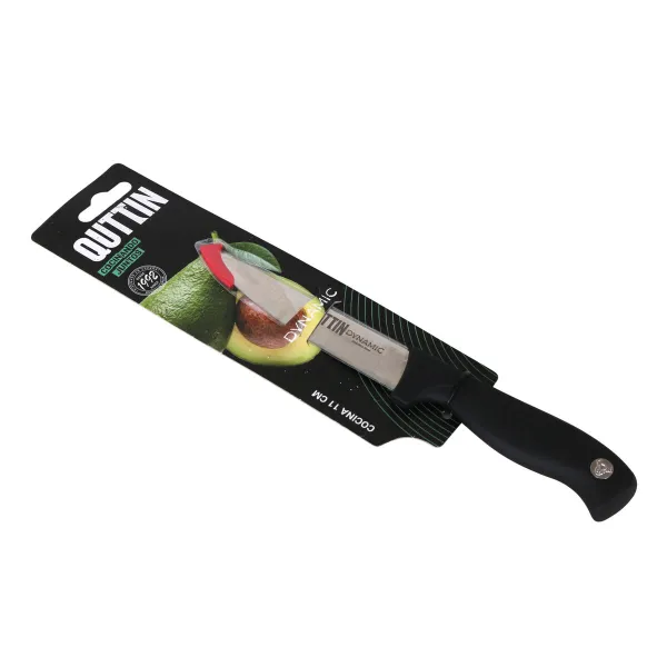 Кухонный нож Quttin Dynamic Чёрный Серебристый 11 cm (24 штук)