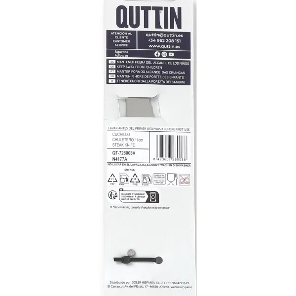 Peilis skirtas kapoti Quttin Packwood Medžio (36 Vienetai)