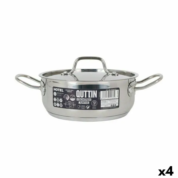 Kannellinen vuoka Quttin Hotel ø 20 x 8 cm Teräs (4 osaa)