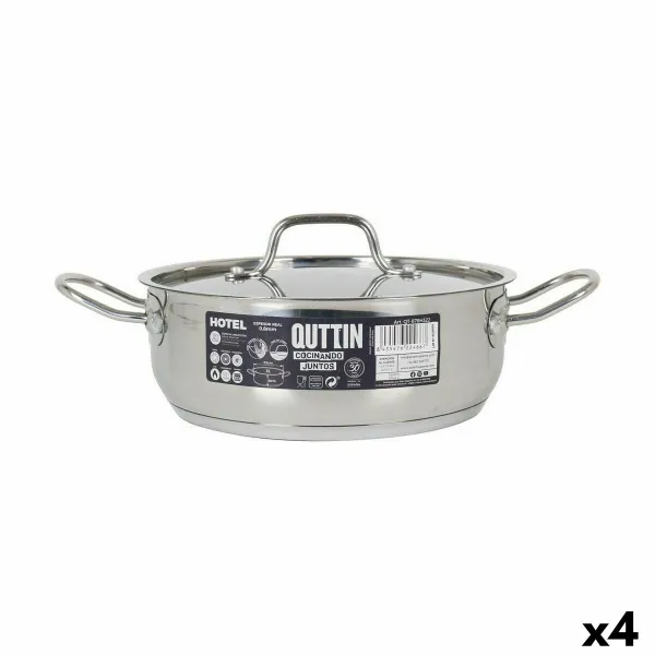 Kannellinen vuoka Quttin Hotel ø 22 x 8 cm Teräs (4 osaa)