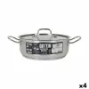 Кастрюля с крышкой Quttin Hotel ø 24 x 9 cm Сталь (4 штук)