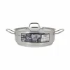 Кастрюля с крышкой Quttin Hotel Ø 26 x 9 cm Сталь (4 штук)