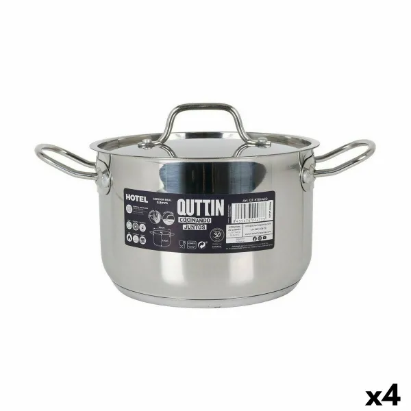 Kannellinen vuoka Quttin Hotel Teräs ø 20 x 13 cm (4 osaa)