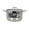 Casserole with Lid Quttin Hotel Steel ø 24 x 15 cm (2 Units)