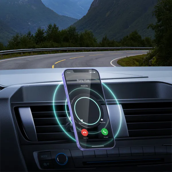 Crong Carclip Magnetic - MagSafe Magnetic Car Holder (Black)
