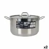 Casserole with Lid Quttin Hotel Steel ø 30 x 17 cm (2 Units)