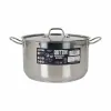 Casserole with Lid Quttin Hotel Steel ø 30 x 17 cm (2 Units)