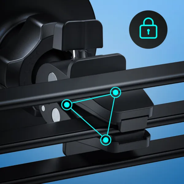 Crong Carclip Magnetic - MagSafe Magnetic Car Holder (Black)