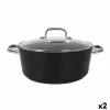 Casserole with glass lid Quttin Spiral Ø 28 cm Toughened aluminium (2 Units)