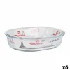 Uunivuoka Quttin   Lasi Ovaali 1,5 L 23,7 x 18,8 cm (6 osaa)