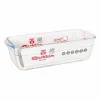 Rectangular Mould Quttin 63079 1,7 L Glass 28,2 x 11,6 x 7,7 cm (6 Units)