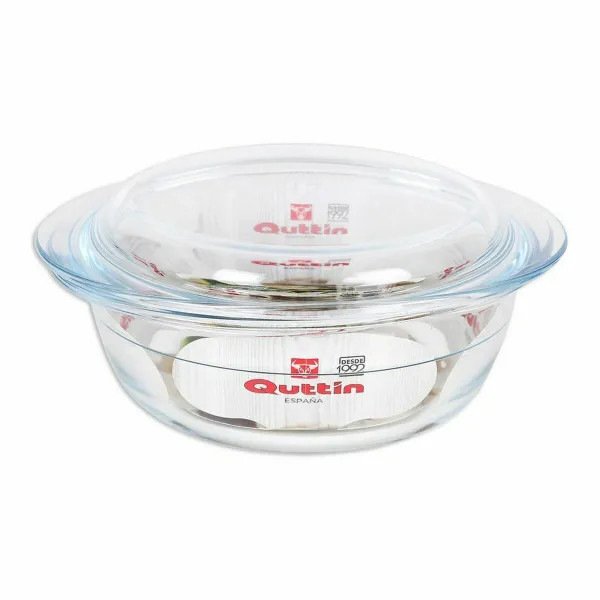 Кастрюля с крышкой Quttin Quttin Cтекло 1,1 + 0,3 L (3 штук)