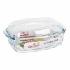Kannellinen vuoka Quttin 63096 Lasi 32,8 x 19,7 x 13 cm (3 osaa)