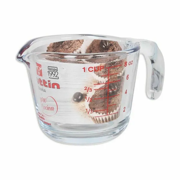 Мерная кружка Quttin 250 ml Cтекло (6 штук)