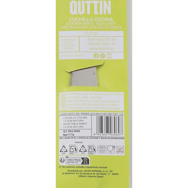 Кухонный нож Quttin Natura 24,5 cm (36 штук)