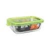 Судок Quttin Зеленый Прямоугольный 375 ml 17 x 11 x 5 cm (12 штук)
