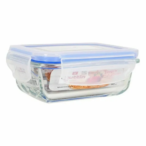 Ilmatiivis eväsrasia Quttin Suorakulmainen 180 ml 12,7 x 8,9 x 5 cm (12 osaa)