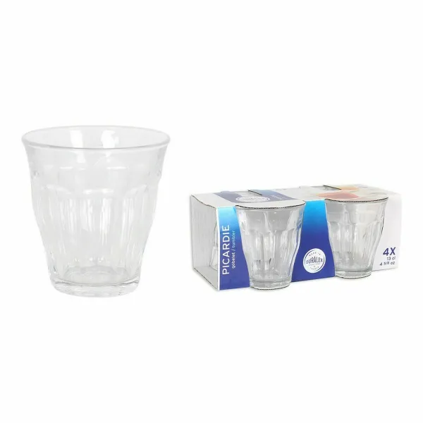 Glāžu komplekts Duralex Picardie Caurspīdīgs 4 Daudzums 130 ml (12 gb.)