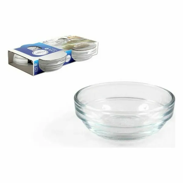 Bļodu komplekts Duralex Lys Saliekams 4 Daudzums 36 ml (24 gb.)  
