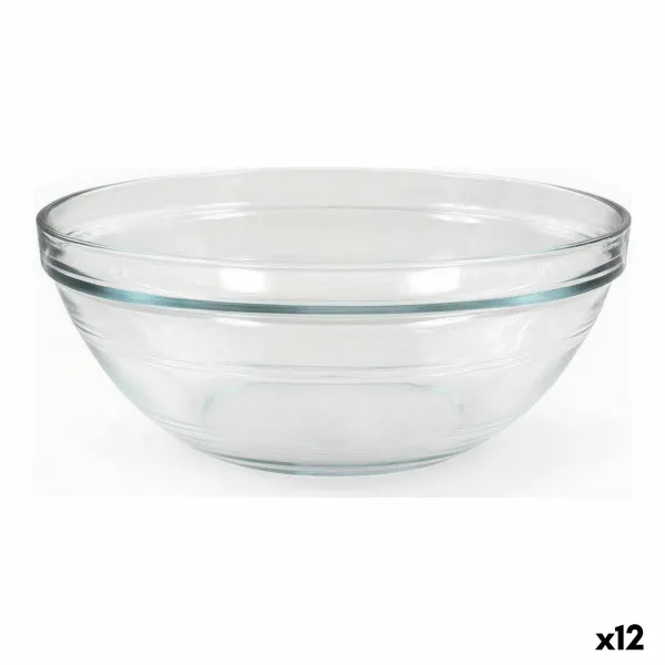 Salātu Trauks Duralex Lys Caurspīdīgs Stikls 2,4 L (12 gb.)  
