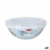Круглая коробочка для завтраков с крышкой Duralex FreshBox 310 ml (12 штук)  
