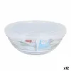 Круглая коробочка для завтраков с крышкой Duralex FreshBox Прозрачный Ø 14 cm (12 штук)