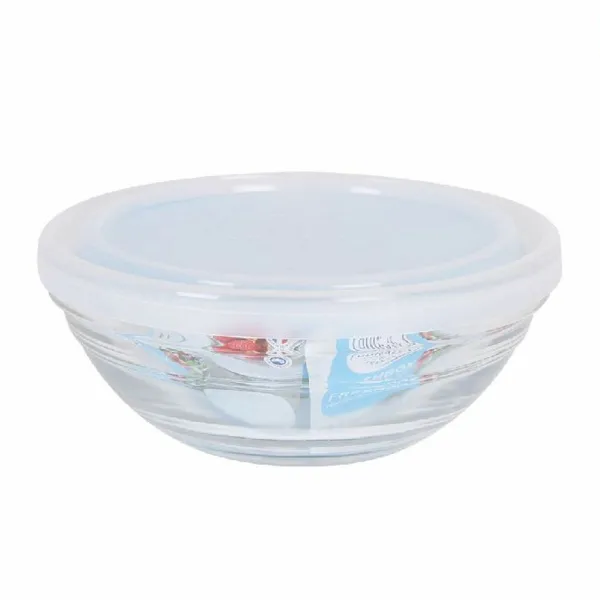 Круглая коробочка для завтраков с крышкой Duralex FreshBox Прозрачный Ø 14 cm (12 штук)