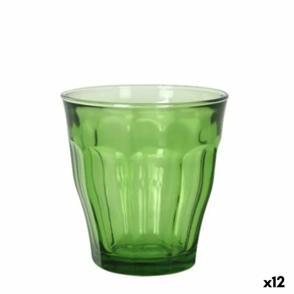 Stiklinių rinkinys Duralex Picardie Žalia 6 Dalys 250 ml (12 vnt.)