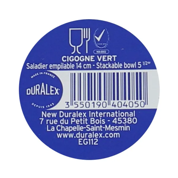 Блюдо Duralex Lys Зеленый 500 ml (48 штук)