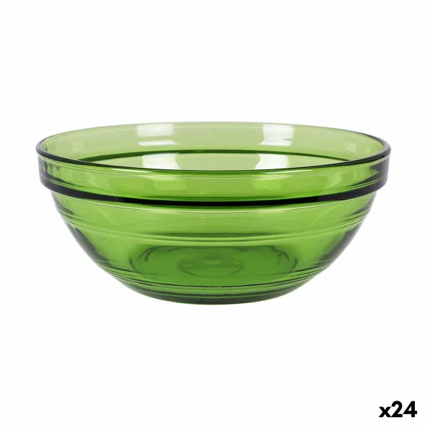 Salaattikulho Duralex Lys 970 ml Vihreä (24 osaa)